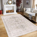 Waschbarer Vintage Teppich Beige 708