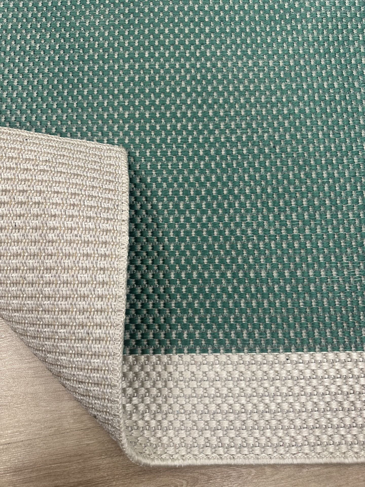 Sisal Natur Teppich Grün